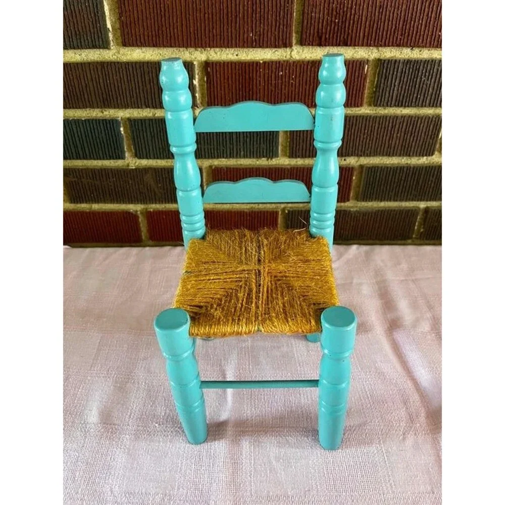 vintage doll chair